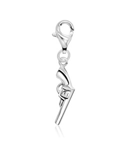 Gun Shape Silver Charms CH-73